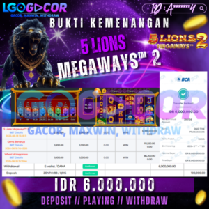 bukti-jp-lgogacor-5lionsmegaways